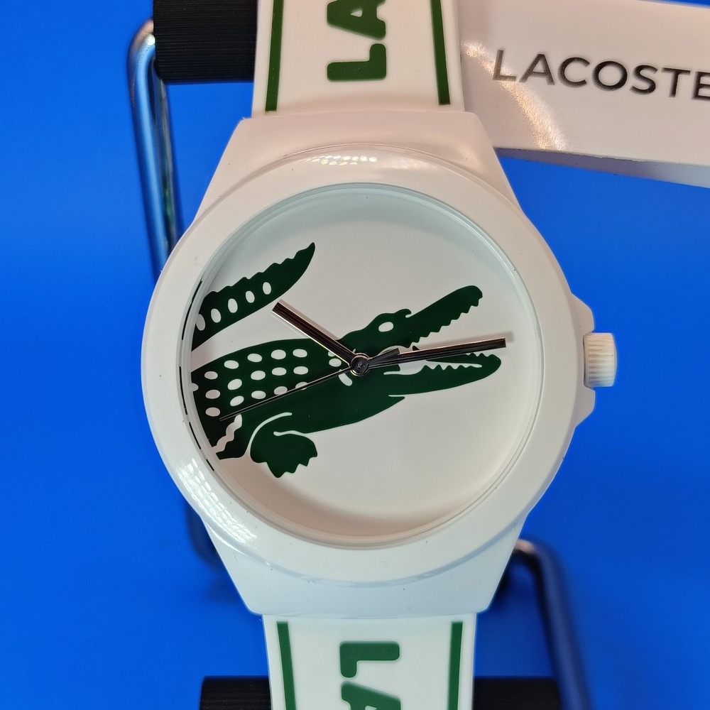 2024 Lacoste Neocroc 2001347 38mm Mens Quartz Sports Watch NOS